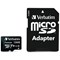 Verbatim Premium Micro SDXC Memory Card with Adapter, 125GB