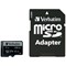 Verbatim Pro Micro SDXC Memory Card with Adapter, 128GB