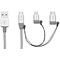 Verbatim 3-in-1 Lightning/Micro B/USB-C Sync and Charge Cable