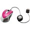 Verbatim Go Mini Travel Mouse, Wired, Pink
