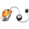 Verbatim Go Mini Travel Mouse, Wired, Orange