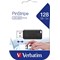 Verbatim Pinstripe USB 2.0 Flash Drive, 128GB