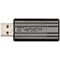 Verbatim Pinstripe USB 2.0 Flash Drive, 128GB Verbatim Pinstripe USB 2.0 Flash Drive, 128GB