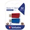 Verbatim Store and Click USB 3.0 Flash Drive, 32GB, Pack of 2