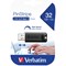 Verbatim Pinstripe USB 3.0 Flash Drive, 32GB