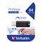 Verbatim Pinstripe USB 3.0 Flash Drive, 64GB Verbatim Pinstripe USB 3.0 Flash Drive, 64GB
