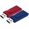 Verbatim Slider USB 2.0 Flash Drive, 32GB, Pack of 2