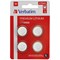 Verbatim CR2032 Premium Lithium Batteries, Pack of 4