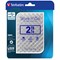 Verbatim Store 'n' Go USB 3.0 Portable Hard Drive, 2TB, Silver Chequers