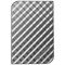 Verbatim Store 'n' Go USB 3.0 Portable Hard Drive, 2TB, Silver Chequers