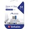 Verbatim Store 'n' Stay Nano USB 3.0 Flash Drive, 64Gb