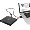 Verbatim External Slimline USB CD/DVD Writer, Black