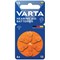 Varta Size 13 Hearing Aid Batteries, Pack of 6