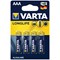 Varta Longlife AAA Alkaline Batteries, Pack of 4