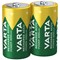 Varta C Rechargeable Accu Battery, Pack of 2