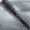 Varta Indestructible F30 Torch, 75 Hours Run Time, 6xAA, Black