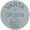 Varta CR2016 Lithium Batteries, Pack of 2
