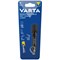 Varta Indestructible Key Chain LED Mini Torch, 3.5 Hours Run Time, 1 x AAA Battery, Black