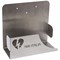 Smarty Saver Defibrillator Wall Mount Bracket, Stainless Steel, White
