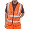 Beeswift Executive Hi Viz Waistcoat, Orange, Small Beeswift Executive Hi Viz Waistcoat, Orange, Small