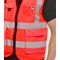 Beeswift Executive Hi Viz Waistcoat, Red, 5XL