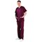 434TR Unisex Smart Scrub Trousers, Maroon, Size XS