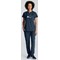 Barco One Flux Scrub Top, Steel Grey, Medium