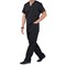 Cherokee Professional V-Neck Scrub Top, Black, XL