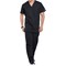 Cherokee Professional V-Neck Scrub Top, Black, Large