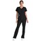 Skechers SK101 Breeze Female Scrub Top, Black, Size 2XS