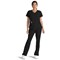 Skechers SK101 Breeze Female Scrub Top, Black, Size Large