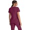Skechers SK101 Breeze Female Scrub Top, Wine, Size 2XS