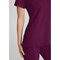 Skechers Female V Neck Scrub Top, Wine, Small