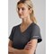 Skechers Female V Neck Scrub Top, Pewter, 3XL