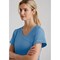 Skechers Female V Neck Scrub Top, Ceil Blue, 3XL