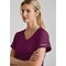 Skechers Female V Neck Scrub Top, Wine, 2XL