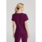 Skechers Female V Neck Scrub Top, Wine, 3XL