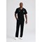 Skechers Unisex Drawcord Scrub Trousers, Black, Medium