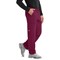 Skechers Structure Scrub Trousers, Wine Red, XS, Short Leg