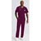 Skechers Structure Scrub Trousers, Wine Red, XS, Short Leg