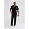 Skechers Unisex Drawcord Scrub Trousers, Black, 3XL