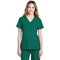 Cherokee Originals Ultra Female V-neck Scrub Top, Hunter Green, Large