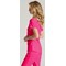 Skechers SK101 Breeze Female Scrub Top, Vibrance Pink, Size 3XL