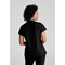 Work in Style Female Nursing Tunic, Navy with Purple Trim, 30 Inch