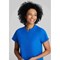 Work in Style Female Nursing Tunic, Navy with Purple Trim, 38 Inch