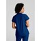 Work in Style Female Nursing Tunic, Navy with Purple Trim, 50 Inch
