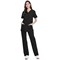 Dickies DKP520C Unisex Scrub Set Top and Trousers, Black, Size 3XL