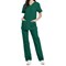 Dickies DKP520C Unisex Scrub Set Top and Trousers, Hunter Green, Size 2XL