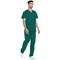 Dickies DKP520C Unisex Scrub Set Top and Trousers, Hunter Green, Size Large