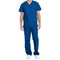 Dickies DKP520C Unisex Scrub Set Top and Trousers, Royal Blue, Size XL